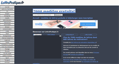 Desktop Screenshot of lettrepratique.fr